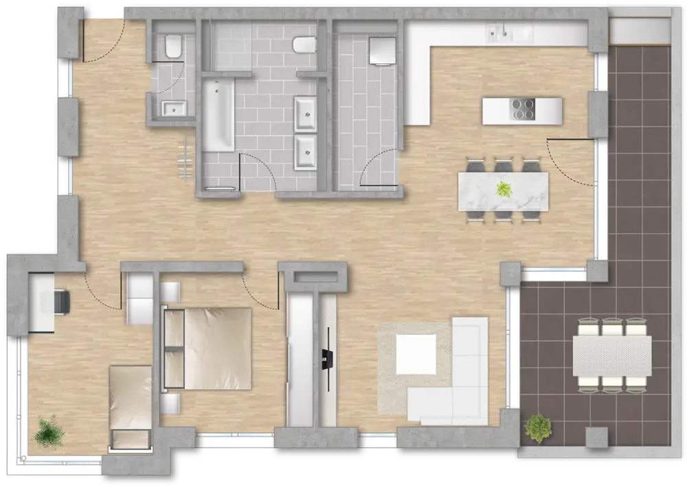 Neubau Wohnung in Bad Wildbad